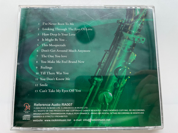The Beautiful Sound of Sax 2 / High Resolution Audiophile Recording / Rock In Music Audio CD 2009 / RA007