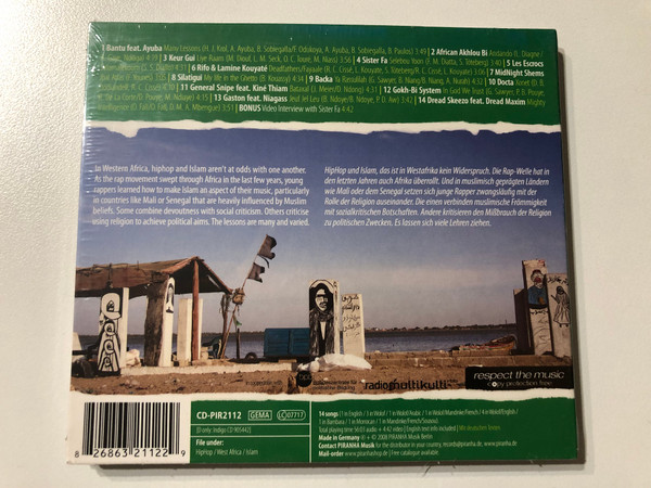 Bantu, Docta, Sister Fa & More: Many Lessons - Hiphop, Islam, West Africa / Piranha Audio CD 2008 / CD-PIR2112