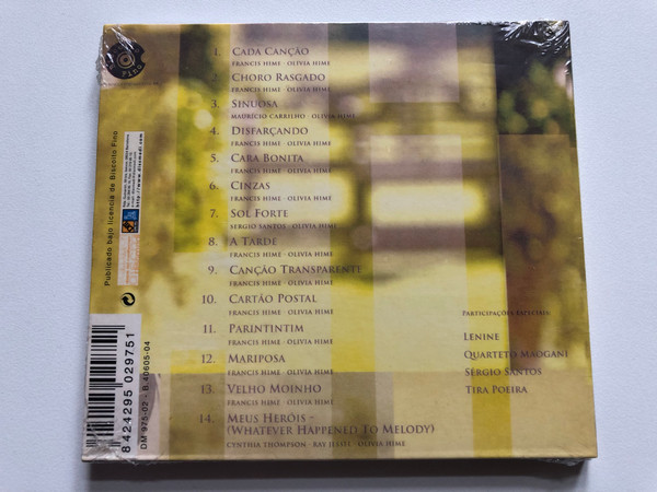 Olivia Hime – Canção Transparente / DiscMedi Blau Audio CD / DM 975-02
