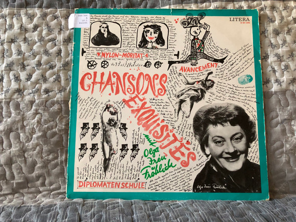 Olga Irén Fröhlich – Chansons Exquisites / LITERA LP 1976 / 8 60 095