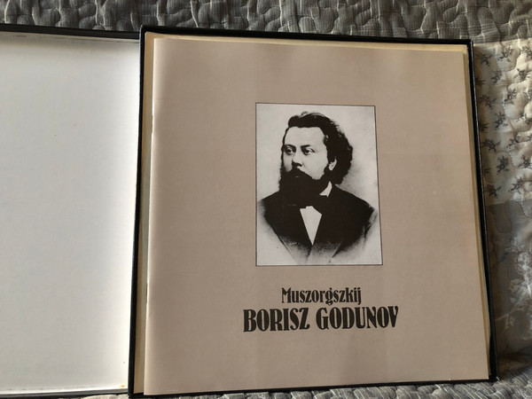 Muszorgszkij: Borisz Godunov - J. Obrazcova, J.Nyesztyerenko, V. Atlanov, A Moszkvai Nagy SZínház Ének- És Zenekara, Mark Ermler / Мелодия 4x LP, Box Set, Stereo / А 10 00137 008