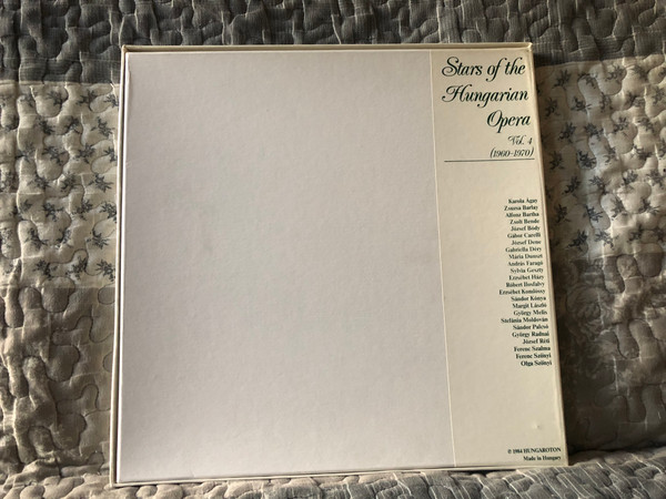 A Magyar Operaszínpad Csillagai – Stars Of The Hungarian Opera - 4 / Hungaroton 3x LP, Box Set, Mono 1984 / LPX 12668-70