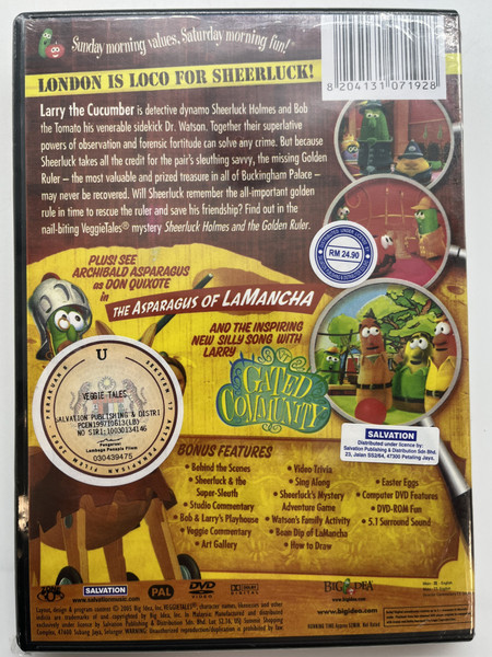 Sheerluck Holmes and the Golden Ruler  A Lesson In Friendship  VeggieTales (8204131071928)