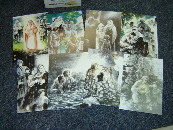 Pilgrim's Progress 19 Postcard Collection Set / John Bunyan's Pilgrim's Progress Beautifully Illustrated on Post Cards 