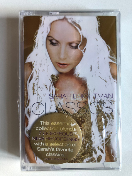 Sarah Brightman – Classics / This essential collection blend 7 Gorgeous New Recordings with a selection of Sarah's favorite classics. / Angel Records Audio Cassette 2001 / 7243 5 33257 4 9