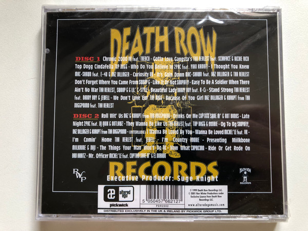 Suge Knight Represents - Chronic 2000 / Death Row Records 2x Audio CD 2001 / PDR2002