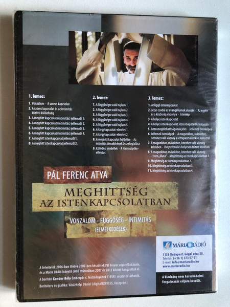 Meghittség az Istenkapcsolatban Vonzalom-Függőség  CDs