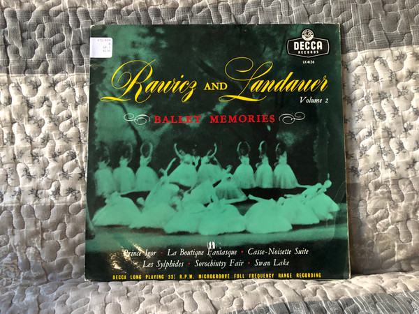 Rawicz And Landauer Volume 2: Ballet Memories - Prince Igor; La Boutique Fantasque; Casse-Noisette Suite; Les Sylphides; Sorochintsy Fair; Swan Lake / Decca LP / LK 4136