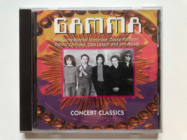 Gamma: Concert Classics - Featuring Ronnie Montrose, Davey Pattison, Denny Carmassi, Glenn Letsch and Jim Alcivar / Ranch Life Audio CD 1998 / CRANCH 5