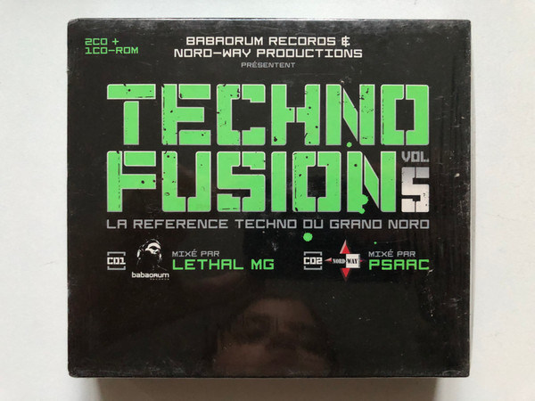 Techno Fusion Vol. 5 (La Référence Techno Du Grand Nord) - CD 1: Mixe Par Lethal MG, CD 2: Mixe Par Psaac / Wagram Electronic 2x Audio CD + CD-Rom 2006 / 3117232
