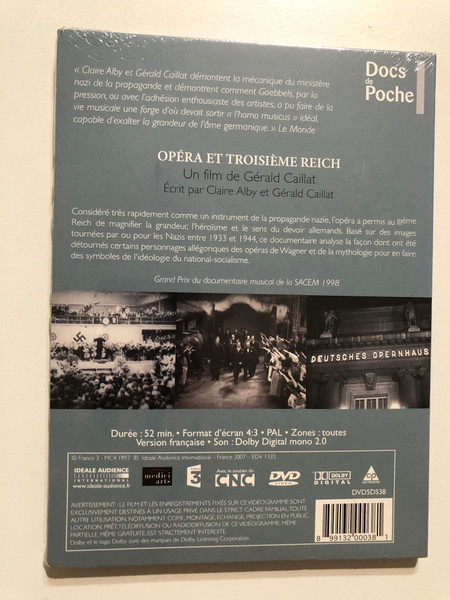 Opéra et Troisième Reich - A Film by Gérald Caillat (899132000381)