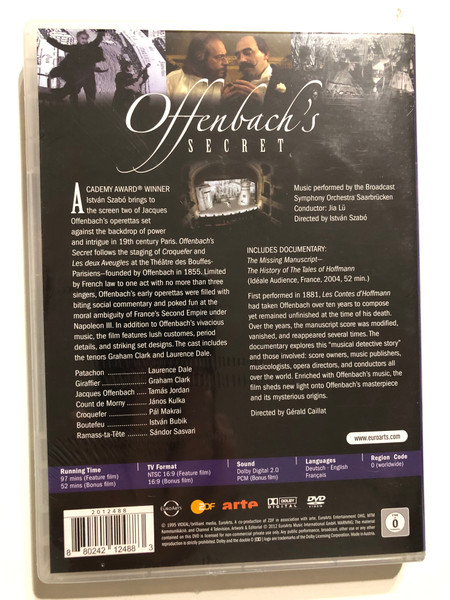 Offenbach's Secret - A Film by István Szabó DVD (880242124883)