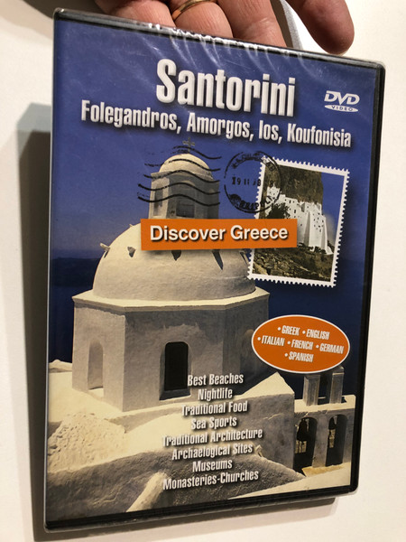 Discover Greece  Santorini - Folegandros, Amorgos, los, Koufonisia  Documentary DVD Video (5201364716186
