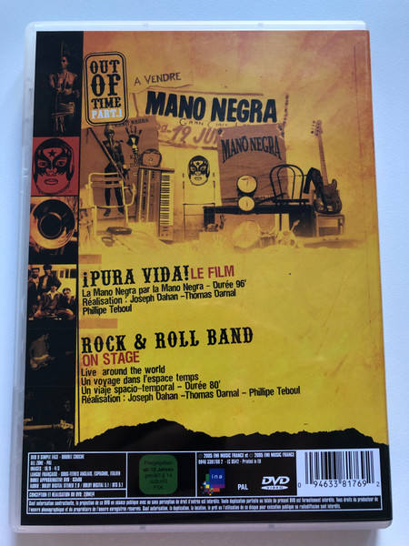 MANO NEGRA Out of Time #Part 1  DVD Video (094633817692)