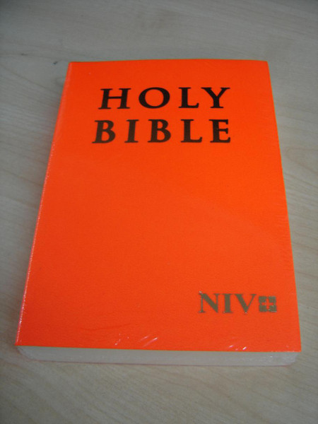 Neon Orange Paperback NIV Holy Bible – The Drama of the Bible