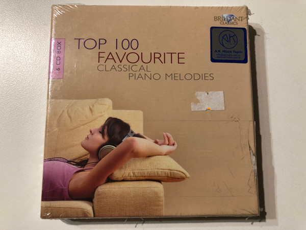 Top 100 Favourite Classical Piano Melodies / Audio CD (5029365922326)