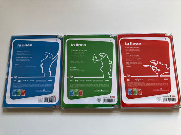 La Linea 1-2-3 – Created and Directed by Osvaldo Cavandoli Complete 3 DVD