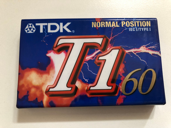 TDK T1 60: IEC I/Type I Blank Audio Cassette Tape – Normal Position by TDK CORPORATION (4902030153175)