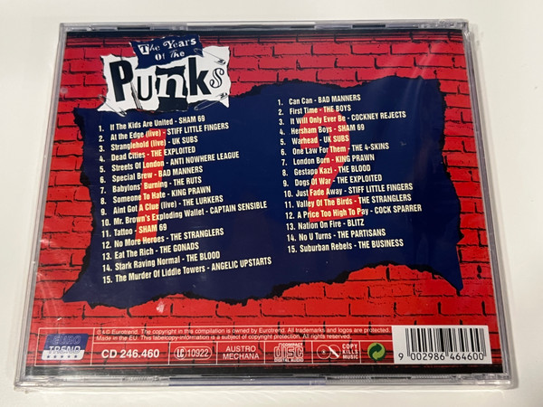 The Years of the Punks – Essential UK Punk & Oi! Anthems | 2-CD Compilation (9002986464600)