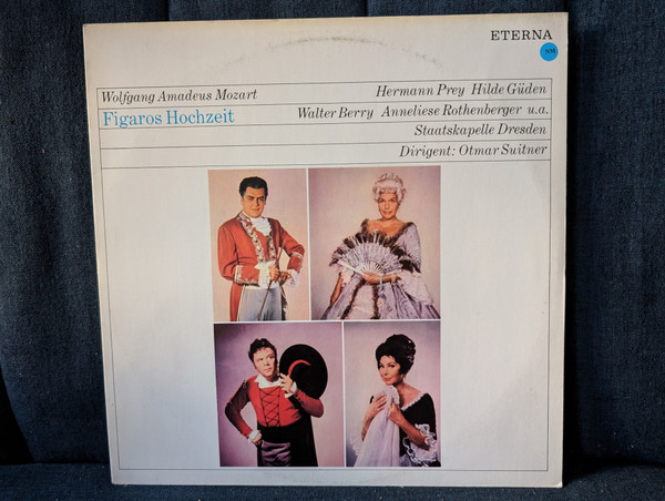 WOLFGANG AMADEUS MOZART – FIGAROS HOCHZEIT (Offener Querschnitt – Eterna SM) (STEREO 8 25 506)