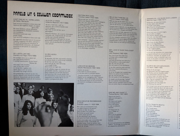 Parels uit 4 eeuwen koormuziek / Musica Nova (Vinyl LP) (SP 6021)