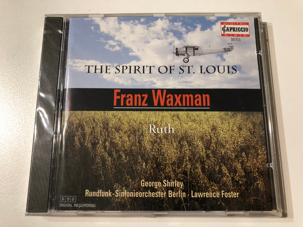 Waxman – The Spirit of St. Louis & Ruth (Symphonic Poems with Narrator) [CD Album] (4006408107118)