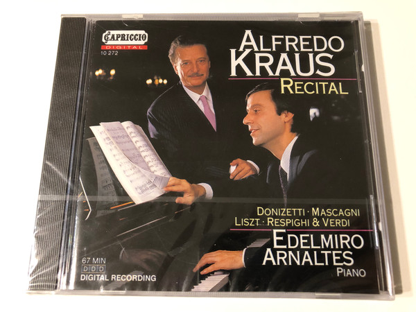 Alfredo Kraus Recital – Liszt, Donizetti, Mascagni, Respighi & Verdi (CD Album) (4006408102724)