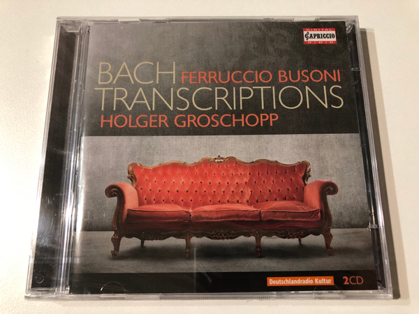 Ferruccio  Busoni Transcriptions of J.S. Bach – Holger  Groschopp (2 CD Album) (845221051987)