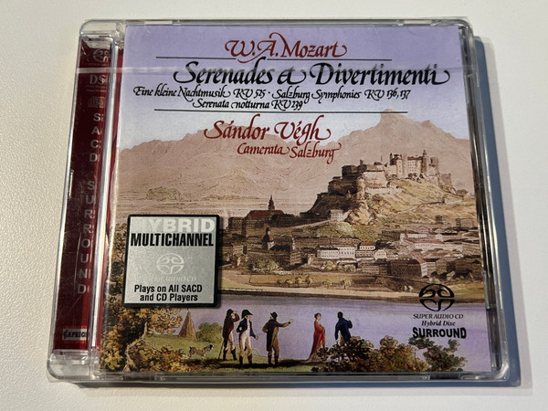 W.A. Mozart: Serenades & Divertimenti — Sándor Végh & Camerata Salzburg — SACD Hybrid Multichannel (4006408710011)