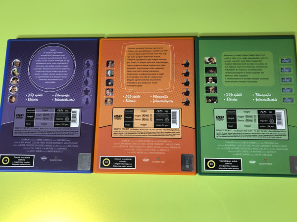 Fantomas Trilogia 1 2 3 DVD / Directed by André Hunebelle / Starring: Jean Marais, Louis de Funès, Mylène Demongeot