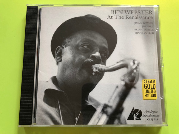Ben Webster At The Renaissance – 24 Karat Gold Limited Edition CD (753088001123)