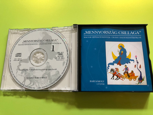 Mennyország Csillaga – Hungarian Folk Traditions by Gypsy Tradition Keepers (I-II) CD Collection (BK011/BK012)