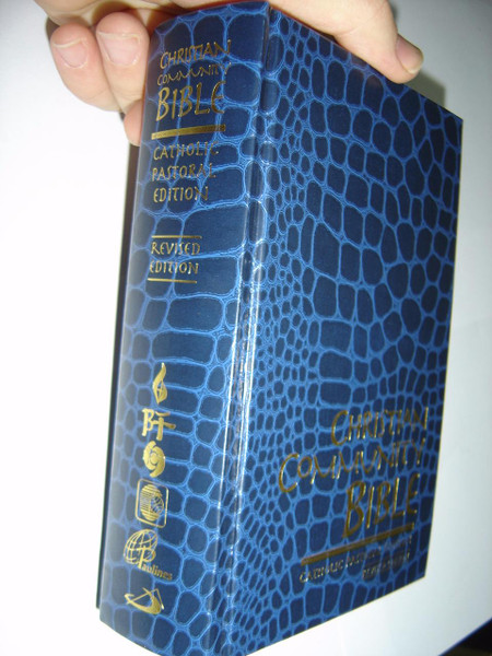 Christian Community Bible, Catholic Pastoral Edition – Revised Edition / Blue Textured Hardcover with Thumb Index