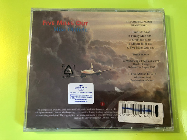 Mike Oldfield: Five Miles Out | Remastered Audio CD (0602537404384)