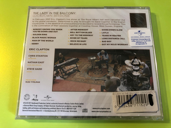 Eric Clapton: The Lady in the Balcony – Lockdown Sessions | Acoustic CD (0603458711529)
