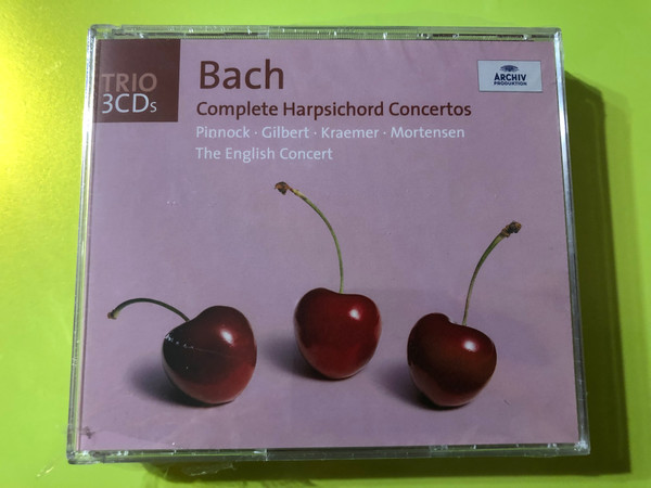 Johann Sebastian Bach – The Harpsichord Concertos (Trio 3CDs, Archiv Produktion) (02894717521)