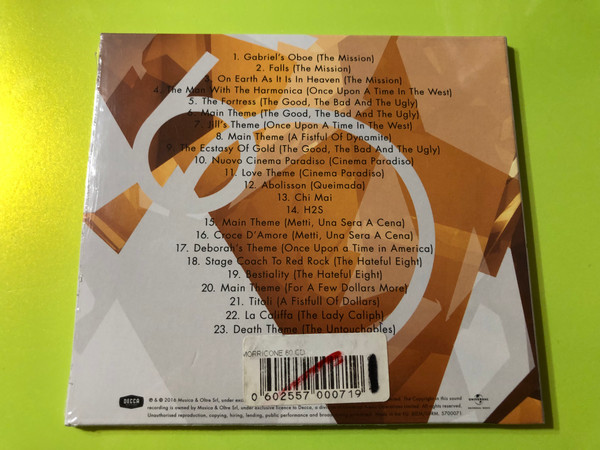 Ennio Morricone – 60 Years of Music (CD, Decca) (0602557000719)