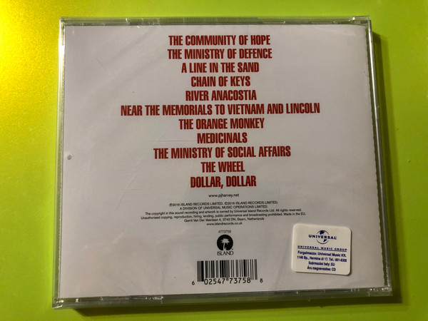 PJ Harvey - The Hope Six Demolition Project: A World Art-Rock Masterpiece CD (602547737588)