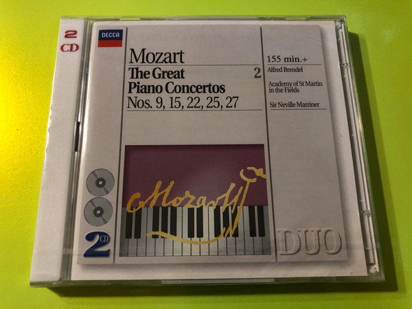 Mozart – The Great Piano Concertos, Vol. II (Nos. 9, 15, 22, 25 & 27) 2 CDs (028944257120)