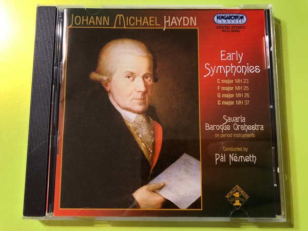 J. Michael Haydn: Early Symphonies – World Première Recording on Period Instruments CD (5991813220226)