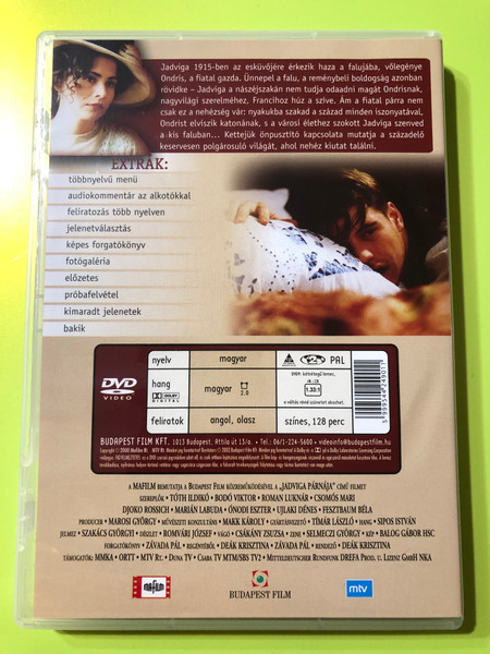Jadviga párnája (DVD, Budapest Film, 2000) CD (599954424901)