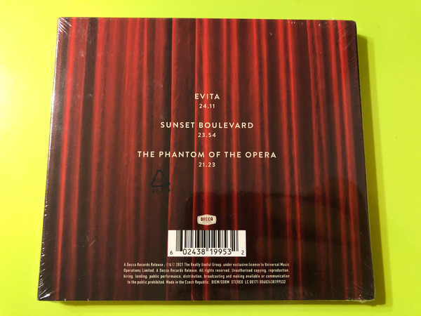 Andrew Lloyd Webber: Symphonic Suites – Evita, Sunset Boulevard & The Phantom of the Opera CD (00602438199532)