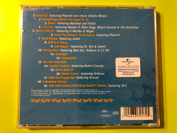 The Best of Snoop Dogg (Explicit Content) CD (094633395725)