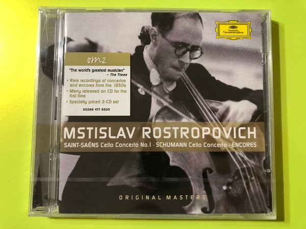 Mstislav Rostropovich: Cello Concertos & Encores CD (0028947765059)