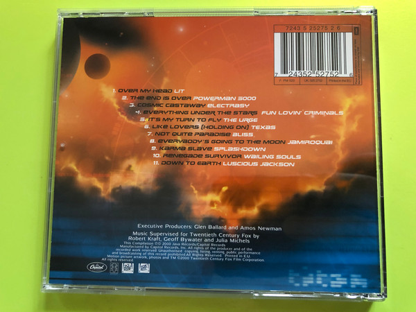 Titan A.E. – Music from the Motion Picture (Capitol / Java Records, 2000) CD (724352527526)