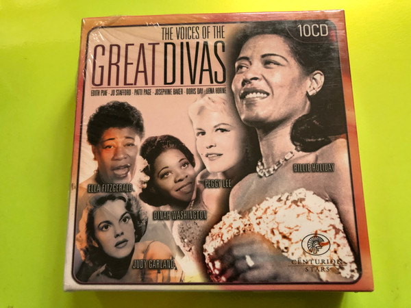 The Voices of the Great Divas (10-CD Collection) | Edith Piaf, Ella Fitzgerald, Billie Holiday, Doris Day & More (8717423020059)