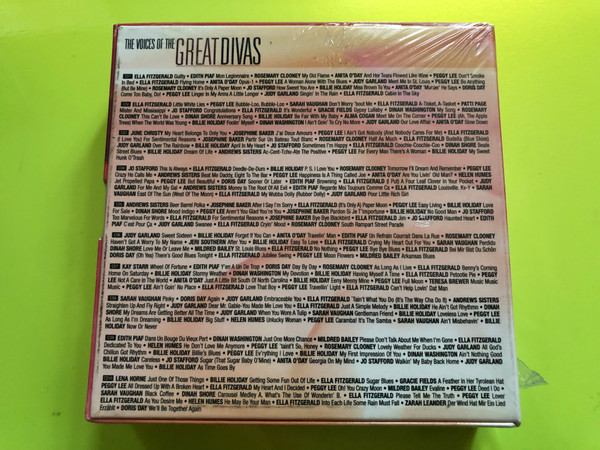 The Voices of the Great Divas (10-CD Collection) | Edith Piaf, Ella Fitzgerald, Billie Holiday, Doris Day & More (8717423020059)