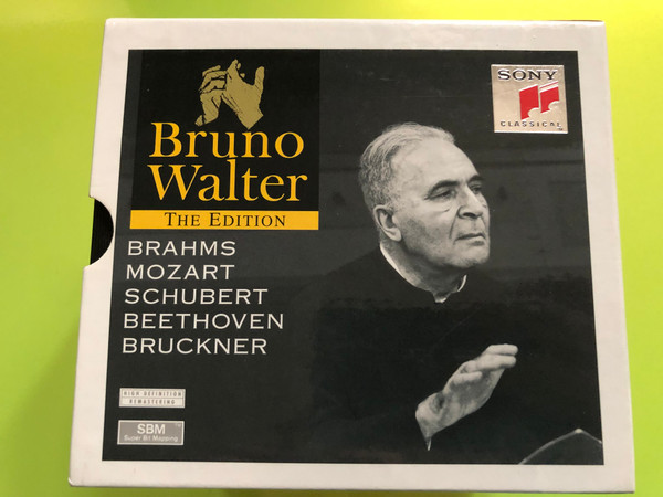 Bruno Walter – The Edition (Sony Classical, High Definition Remastering) CD (5099706624820)
