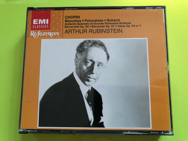 Frédéric Chopin: Mazurkas, Polonaises, Scherzi – Arthur Rubinstein (3CD, EMI Classics References Series) (077776469720)