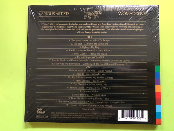 VARIOUS ARTISTS – Live at WOMAD 1982 (2xCD) (884108011331)